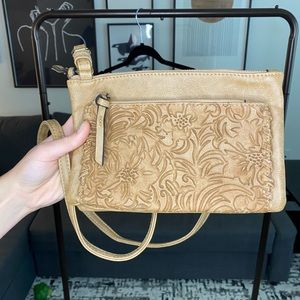 Tan crossbody bag